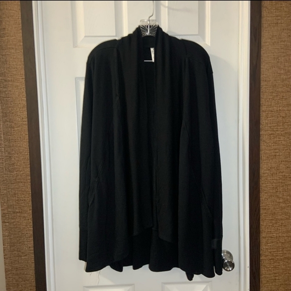 Active Life Sweaters Active Life Black Knit Open Front Long Sleeve